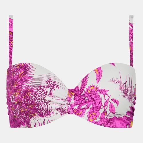 Chantelle Maillots de Bain Sauvage blanc haut de bikini préformé