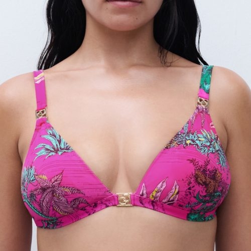 Chantelle Maillots de Bain Sauvage rose soutien-gorge bikini corbeille