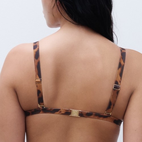 Chantelle Maillots de Bain Sauvage marron soutien-gorge bikini corbeille
