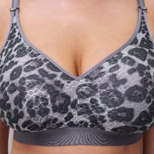 Chantelle Magnifique gris soutien-gorge sans armatures en dentelle