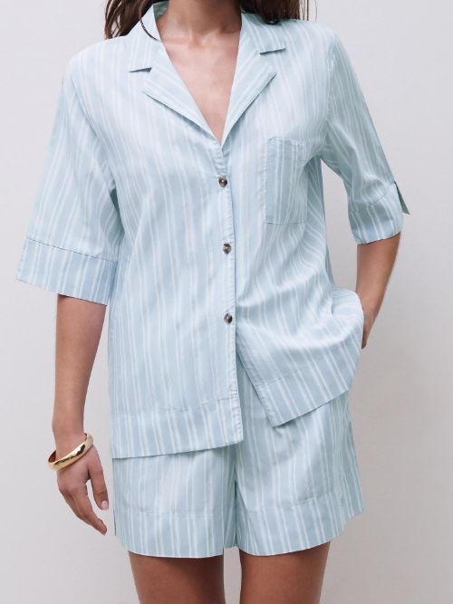 Chantelle Nachtmode Myth bleu pantalon de pyjama