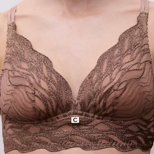 Chantelle Vibe cinnamon soutien-gorge sans armatures en dentelle