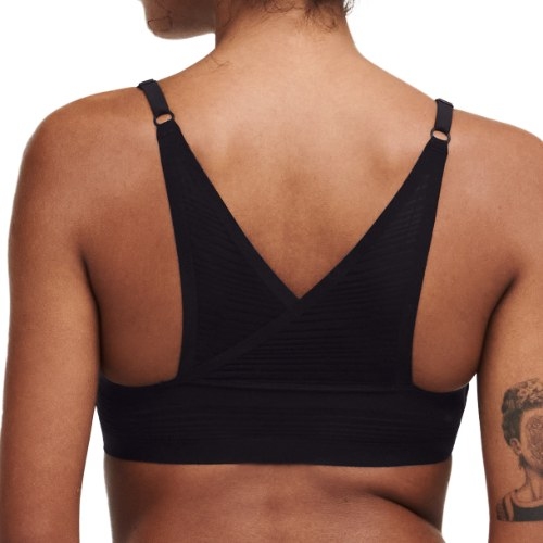 Chantelle SoftStretch noir soutien-gorge sans armatures en dentelle