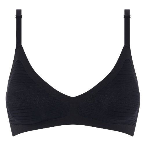 Chantelle SoftStretch noir soutien-gorge sans armatures en dentelle