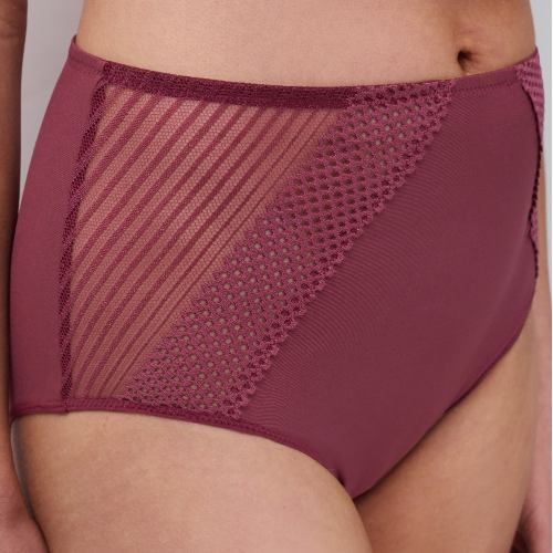 Chantelle Play aubergine haut slip