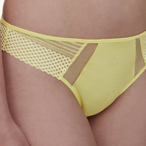 Chantelle Play jaune culotte string