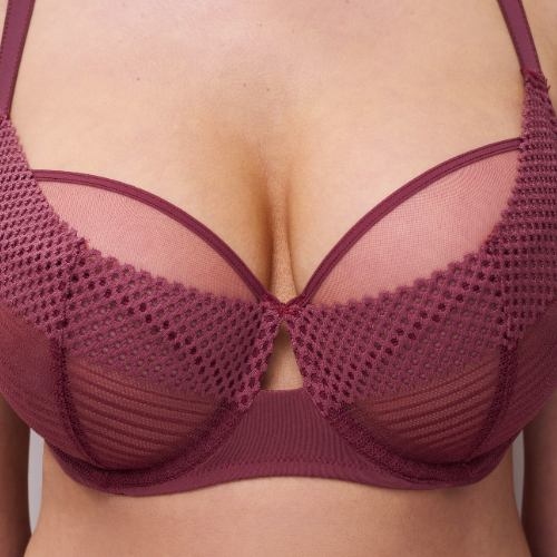 Chantelle Play aubergine soutien-gorge sans forme