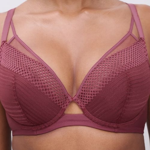 Chantelle Play aubergine soutien-gorge rembourré
