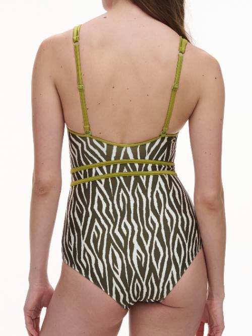 Femilet Badmode Sifnos vert/blanc maillot de bain