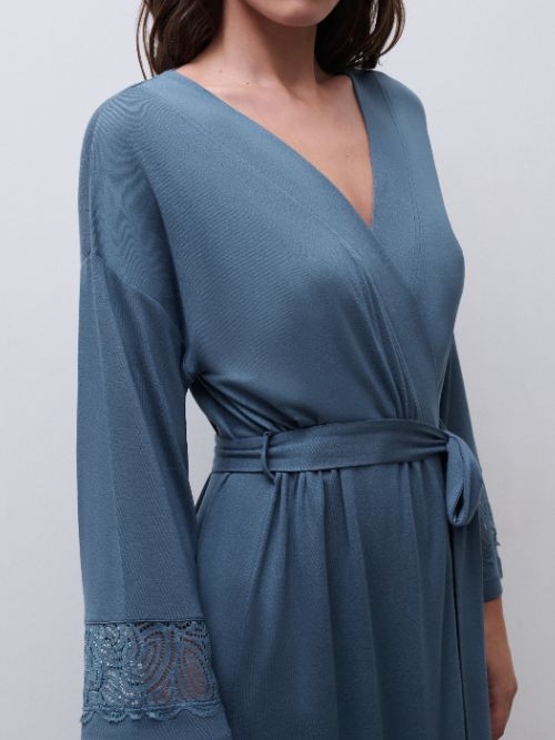 Femilet Lingerie de Nuit Josie jeans bleu kimono