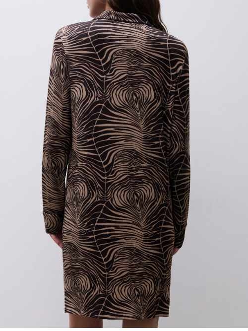 Femilet Lingerie de Nuit Daisy marron/print chemise de nuit