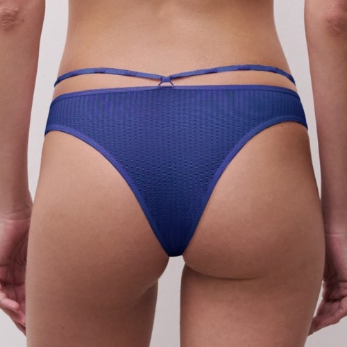 Chantelle Spice bleu marine slip brésilien