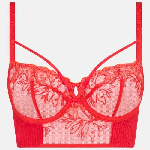 Chantelle Spice rouge soutien-gorge rembourré