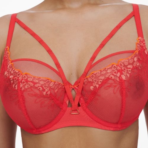 Chantelle Spice rouge soutien-gorge sans forme