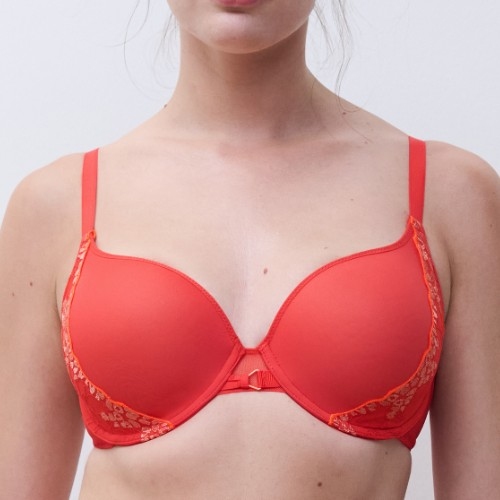 Chantelle Spice rouge soutien-gorge rembourré