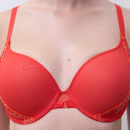 Chantelle Spice rouge soutien-gorge rembourré