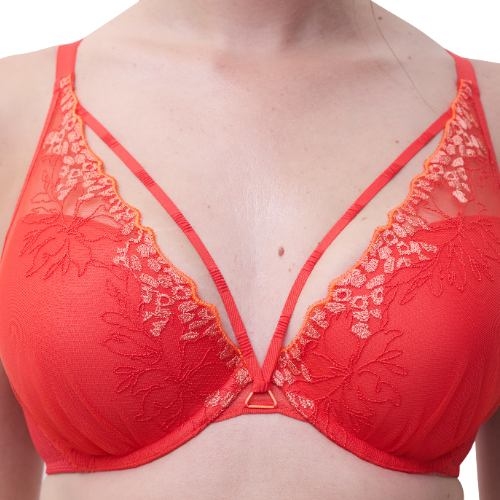 Chantelle Spice rouge soutien-gorge push up