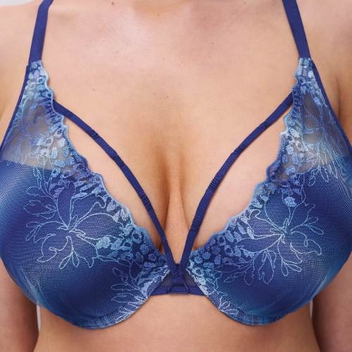 Chantelle Spice bleu marine soutien-gorge push up