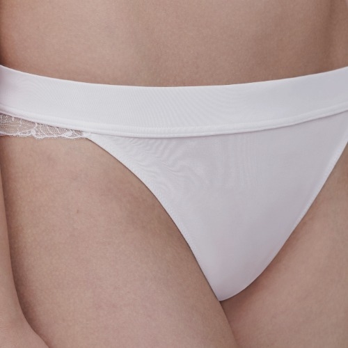 Chantelle Tattoo Love blanc culotte string