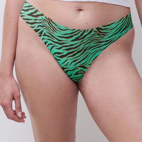 Chantelle Pulpies vert/print culotte string