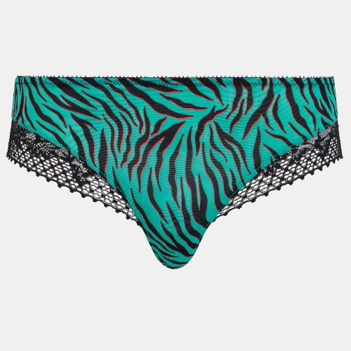 Chantelle Pulse vert/print shortie