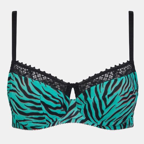 Chantelle Pulse vert/print soutien-gorge rembourré