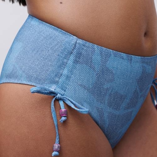 Chantelle Maillots de Bain Easy Pop jeans bleu slip de bikini