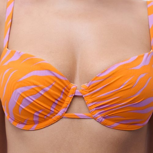 Chantelle Maillots de Bain Easy Pop orange/rose haut de bikini préformé