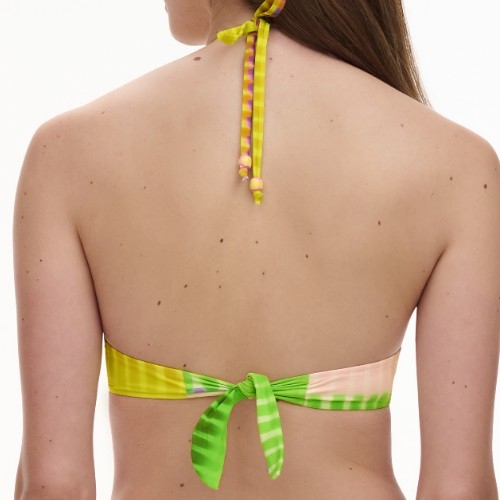 Chantelle Maillots de Bain Easy Pop vert soutien-gorge bikini corbeille