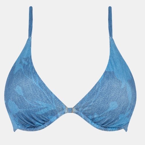 Chantelle Maillots de Bain Easy Pop jeans bleu soutien-gorge bikini corbeille