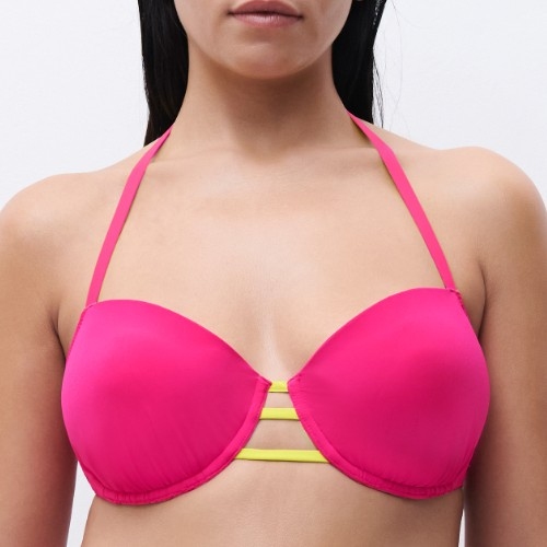 Chantelle Maillots de Bain Easy Pop raspberry haut de bikini préformé