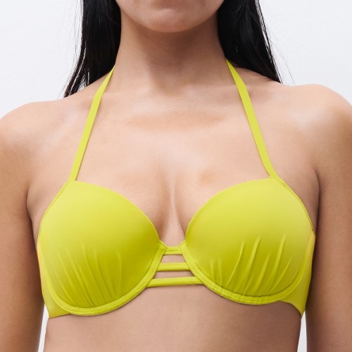 Chantelle Maillots de Bain Easy Pop lime haut de bikini préformé