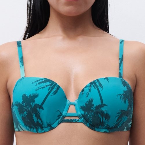 Chantelle Maillots de Bain Easy Pop bleu haut de bikini préformé