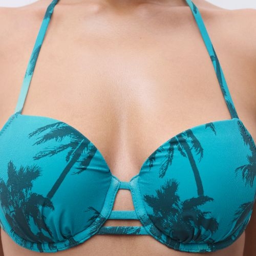 Chantelle Maillots de Bain Easy Pop bleu haut de bikini préformé
