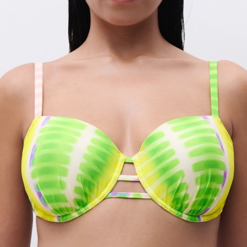 Chantelle Maillots de Bain Easy Pop vert haut de bikini préformé