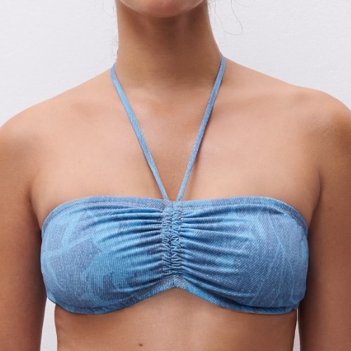 Chantelle Maillots de Bain Easy Pop jeans bleu soutien-gorge bikini corbeille