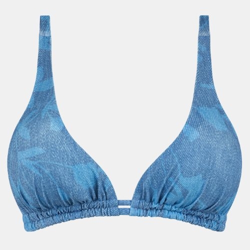 Chantelle Maillots de Bain Easy Pop jeans bleu haut de bikini préformé