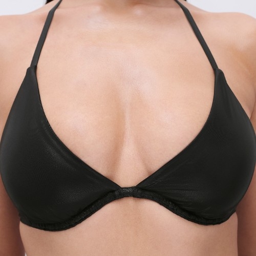 Chantelle Maillots de Bain Metallic noir soutien-gorge bikini corbeille