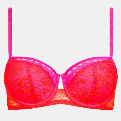 Chantelle  rouge/rose soutien-gorge rembourré