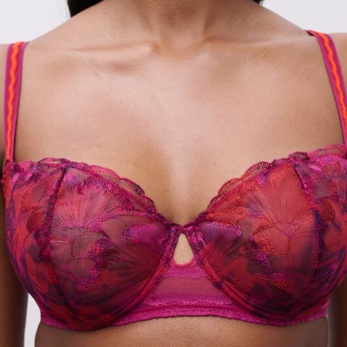 Chantelle Lily fuchsia soutien-gorge sans forme