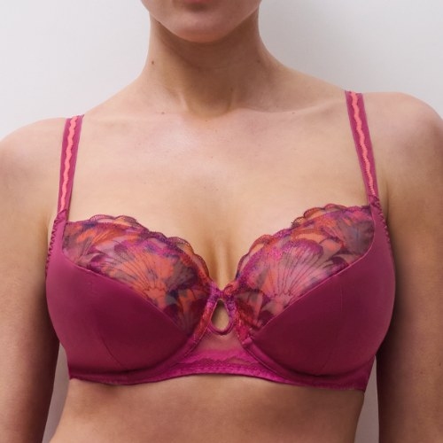 Chantelle  fuchsia soutien-gorge rembourré
