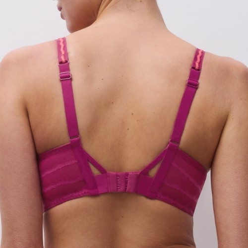 Chantelle  fuchsia soutien-gorge rembourré