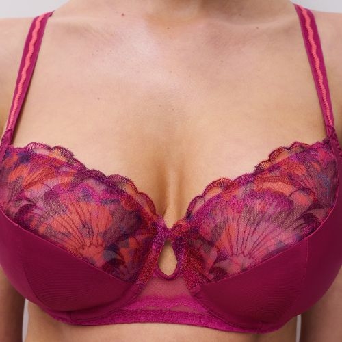 Chantelle  fuchsia soutien-gorge rembourré