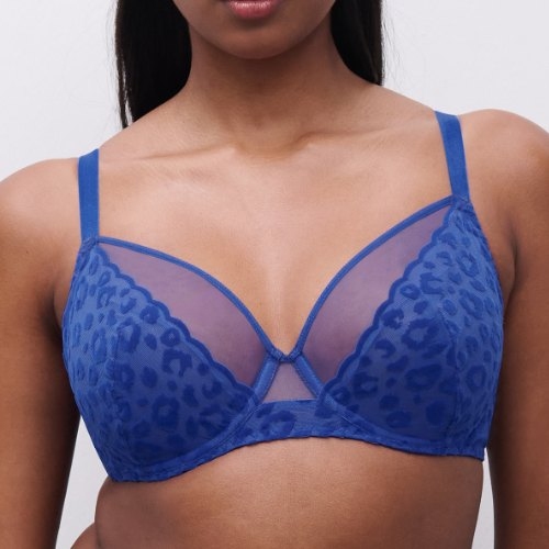 Chantelle  bleu soutien-gorge sans forme
