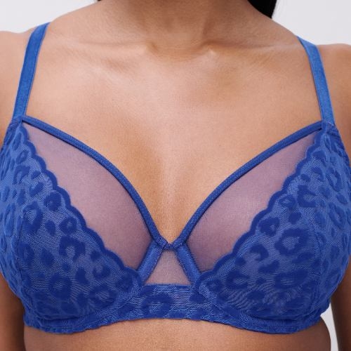Chantelle  bleu soutien-gorge sans forme