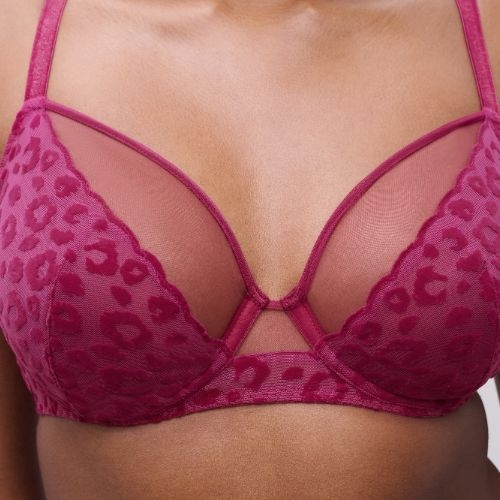 Chantelle  fuchsia soutien-gorge sans forme