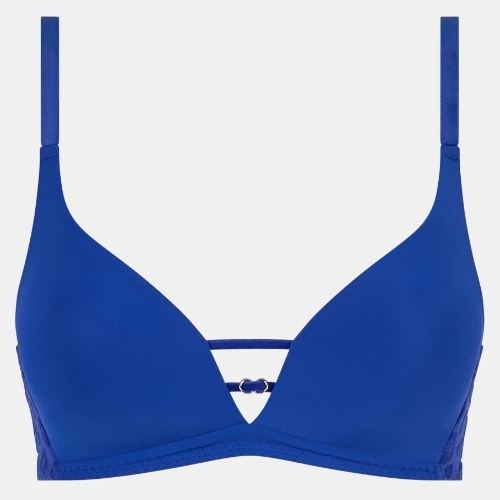 Chantelle Girls bleu soutien-gorge sans armatures en dentelle