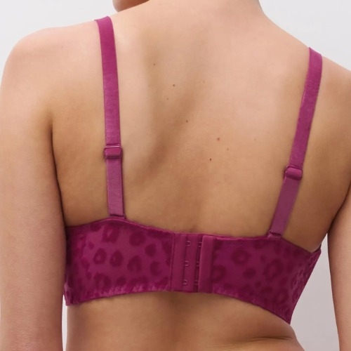 Chantelle Girls fuchsia soutien-gorge sans armatures en dentelle