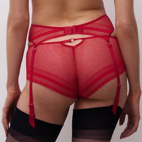 Chantelle Amor rouge jarretelles garter belt