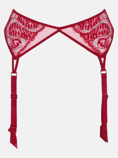 Chantelle Amor rouge jarretelles garter belt